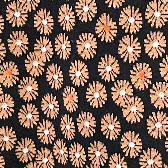 NWT ANTHROPOLOGIE MAEVE Jacquard Sleeveless Tunic/Mini Dress Floral Black/Tan XL - Picture 6 of 12